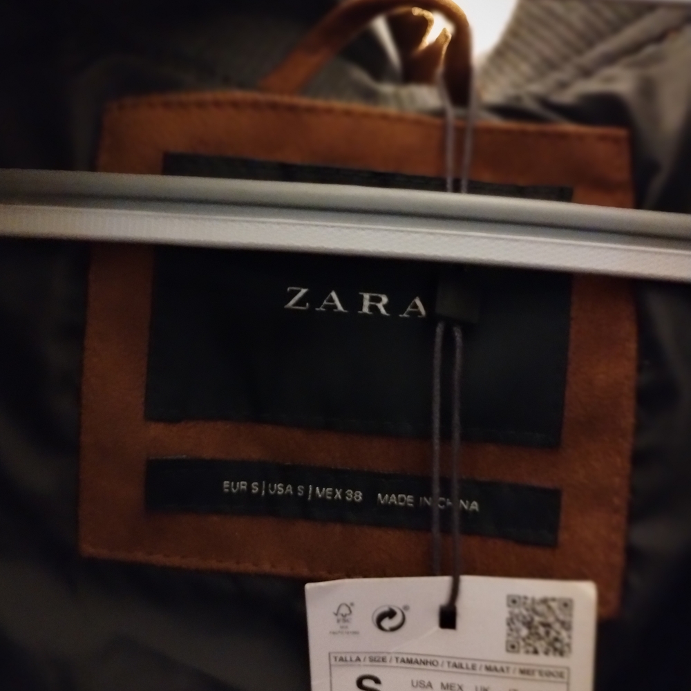 Zara Brown Suede Accent Vest - Picture 3 of 5